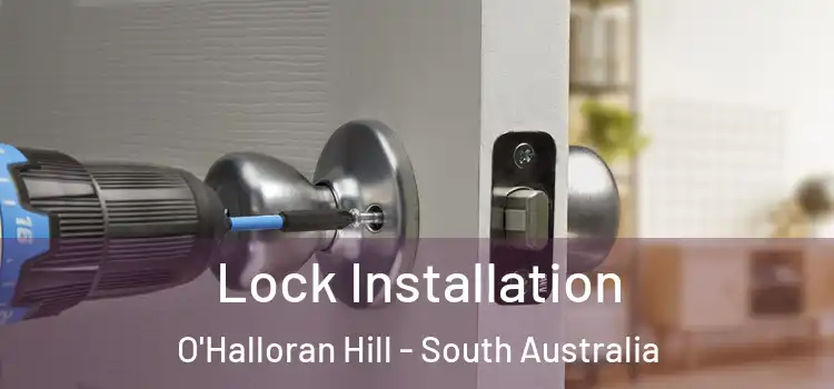Lock Installation O'Halloran Hill - South Australia