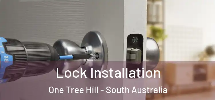 Lock Installation One Tree Hill - South Australia