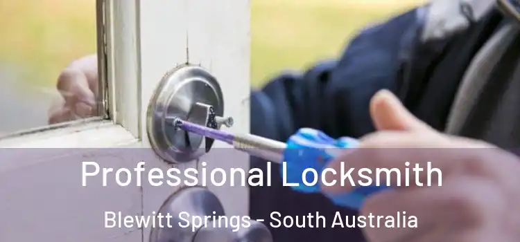 Professional Locksmith Blewitt Springs - South Australia